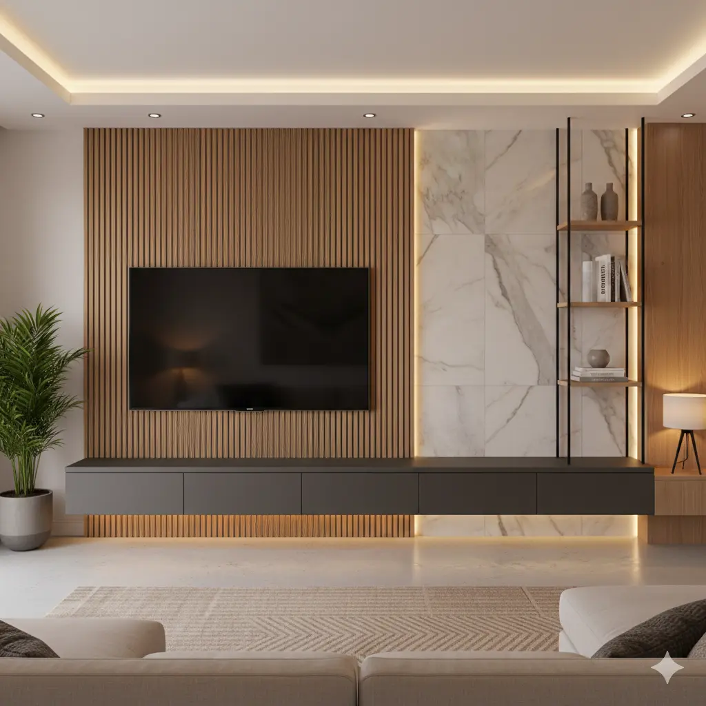 Modern Floating and Built-in TV Console Units